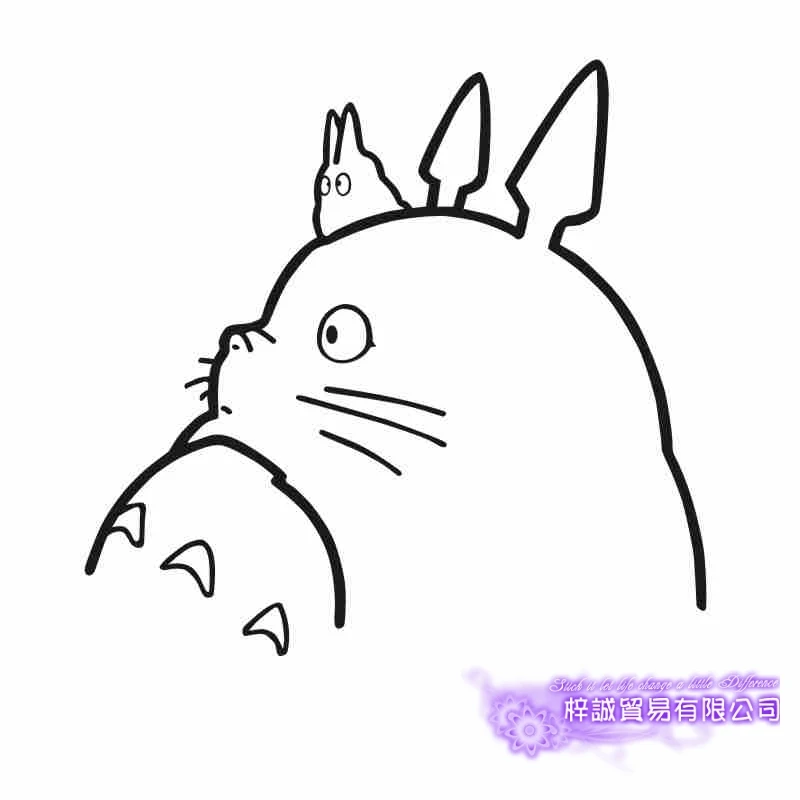 Totoro Наклейка на стену Виниловая наклейка s Декор домашнее декоративное украшение