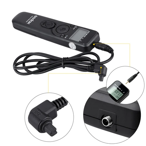 TUR-C3 for Canon GODOX затвора цифровой таймер дистанционное управление релиз сменный кабель затвора UTR-C1/C3/N1/N3/S1 для Canon Nikon sony - Цвет: TUR-C3 for Canon