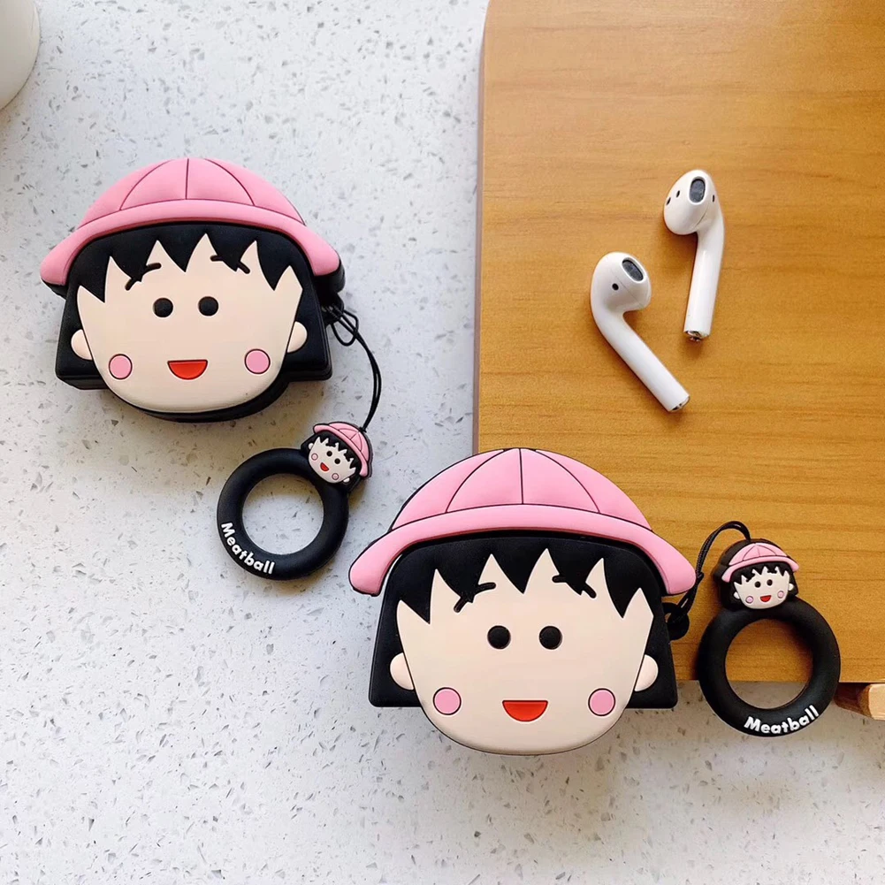 Для Airpods чехол 3D мультяшный персонаж Мягкий силиконовый брелок дизайн оболочка