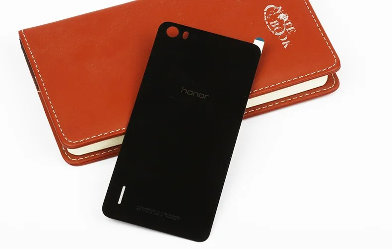 2 цвета чехол аккумулятор задняя крышка для huawei Honor 6 задняя крышка батарейного отсека+ задняя камера стеклянный чехол для объектива