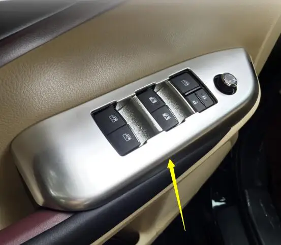 

2015-2018 for Toyota hananda glass lifting switch decoration with interior handrail panel decoration