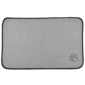 Sinland домашняя миска из микрофибры для собак коврик для кормления кошек коврик для сушки силиконовая противоскользящая подложка питьевая вода 1 шт.