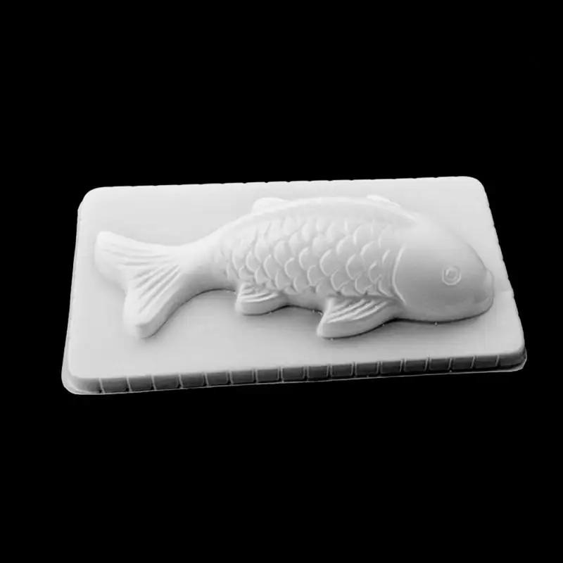 DIY форма рыбы помадка мыло 3D форма для торта, капкейков желе Конфеты Шоколад украшения выпечки инструмент формы