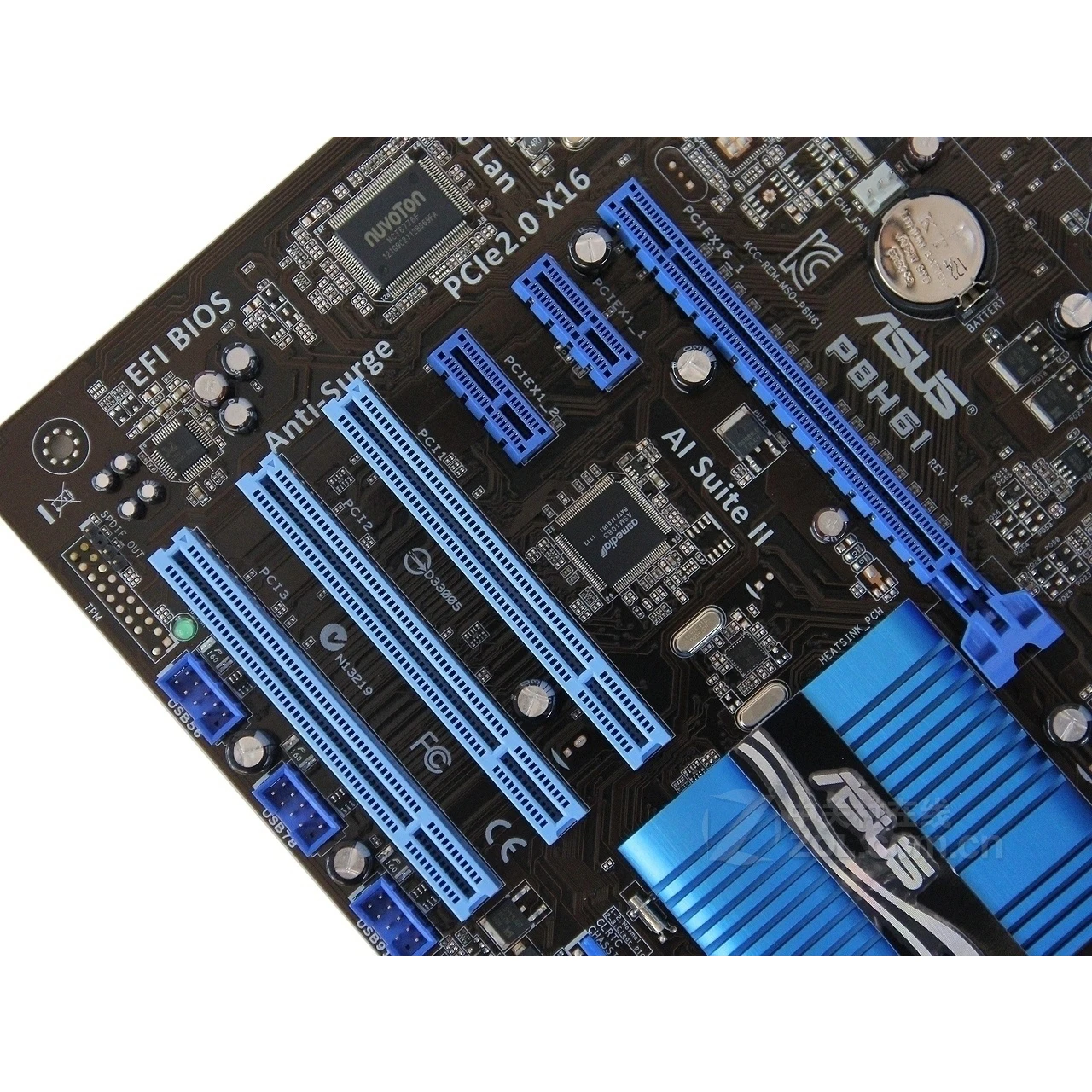 Материнская плата LGA 1155 для Intel 100% оригинальный ASUS P8H61 P8 H61 разъем uATX DDR3 16 ГБ 1333 МГц