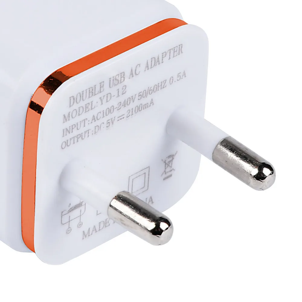 Универсальное настенное зарядное устройство KOOYUTA с 2 USB портами адаптер для
