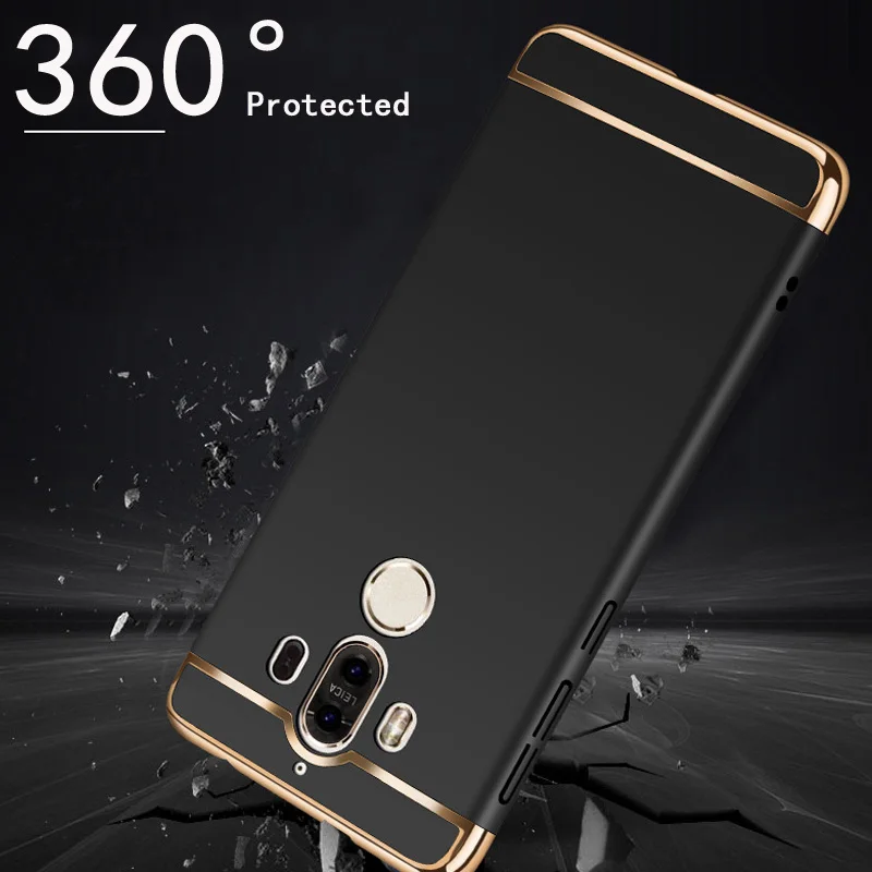 Роскошный чехол с золотым покрытием для Huawei Mate 7 8 9 10 Plus 20 Pro Lite X Armor жесткие чехлы