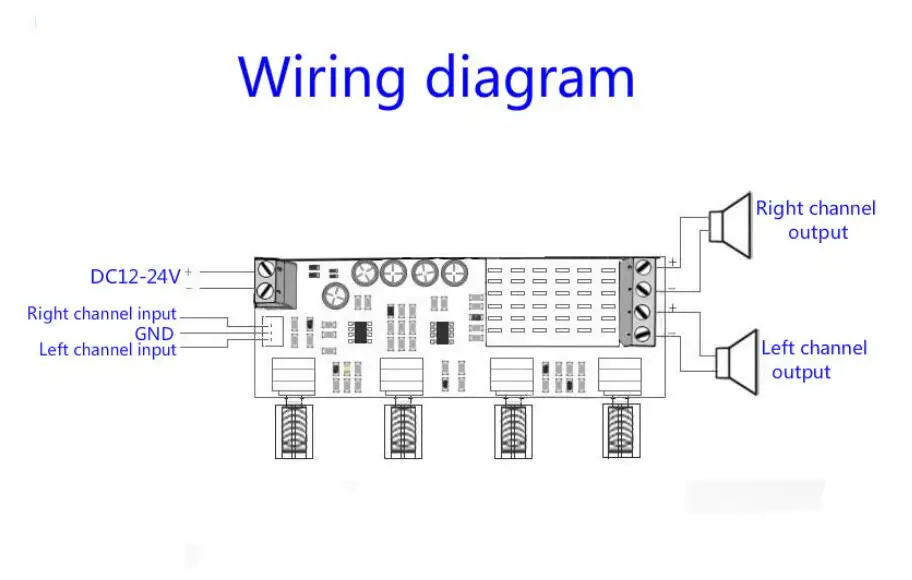 DC 12 V 24 V 80 Вт x 2 двухканальный цифровой аудио TPA3116 D2 ВЧ бас регулирующий предустановленных плата предусилителя усилитель