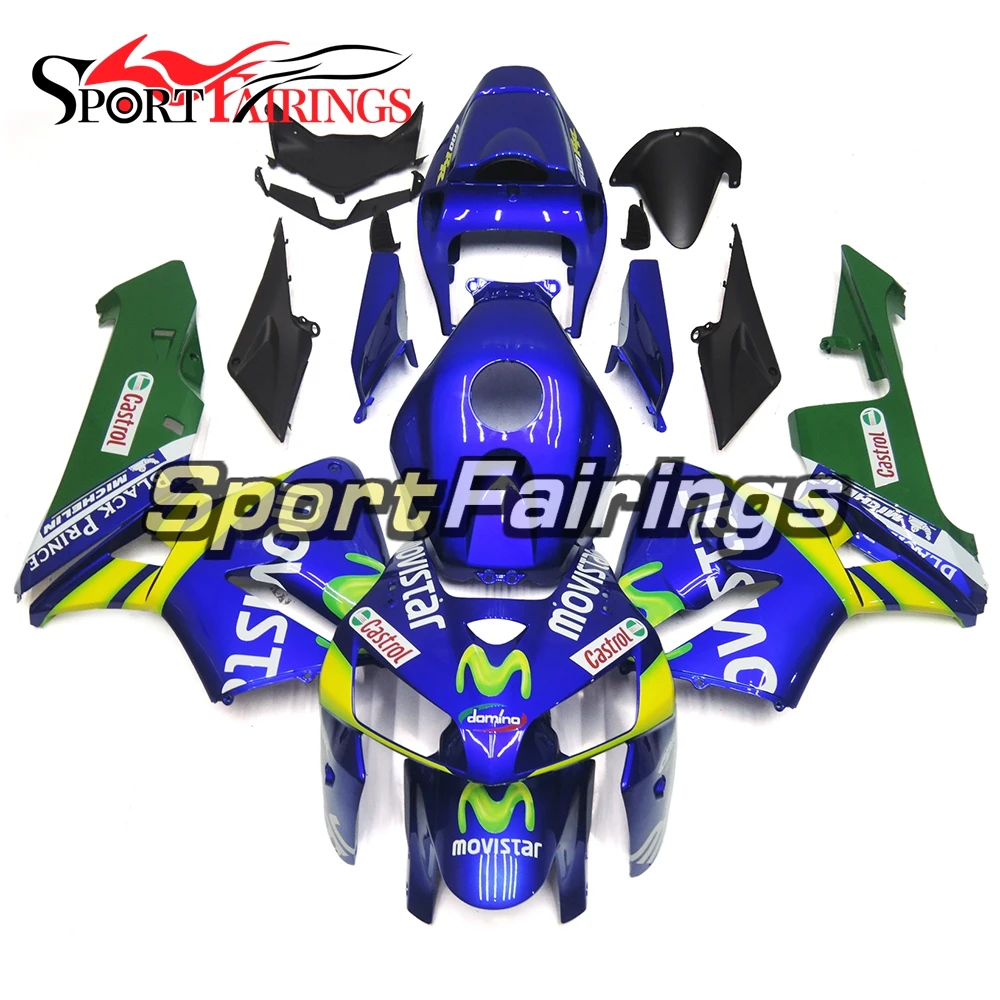 

Full Fairings For Honda CBR600RR F5 Year 2005 2006 05 06 ABS Motorcycle Fairing Kit Sportbike Fairings Blue Green Carnes New