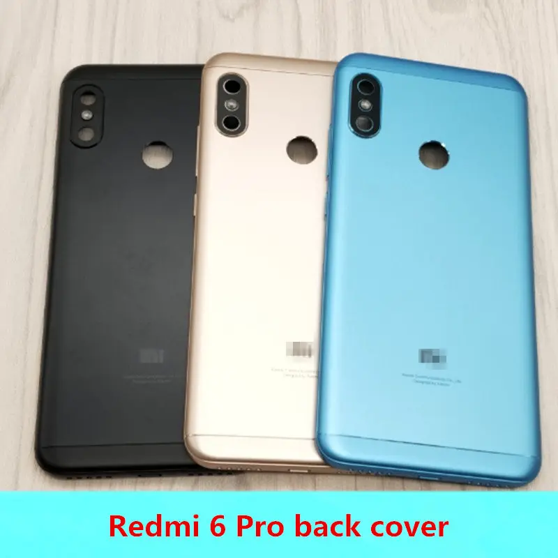 Оригинальный Задняя накладка для Xiaomi Redmi 6 Pro Батарея крышка Корпус дверь Дело