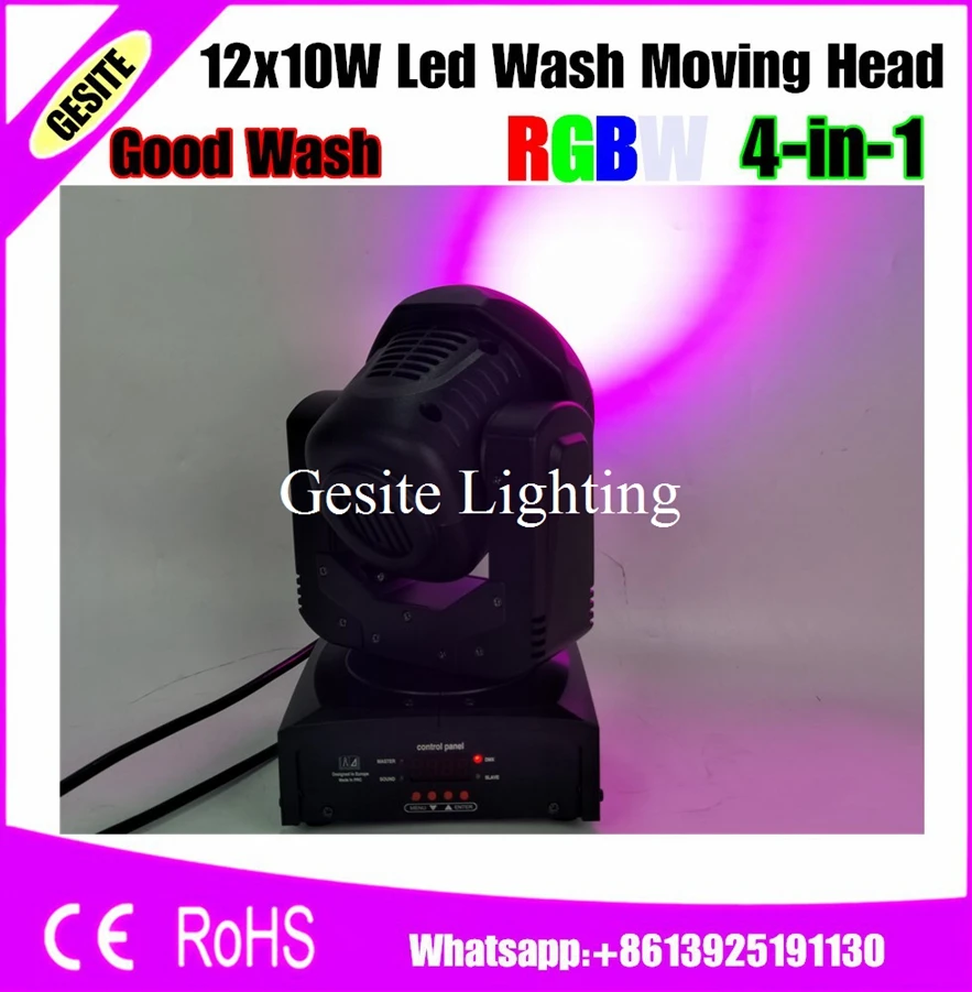 6 шт./лот новинка Cree Led 12x10 Вт LED moving head light RGBW 4в1 10 12 шт. цветной цветочный эффект