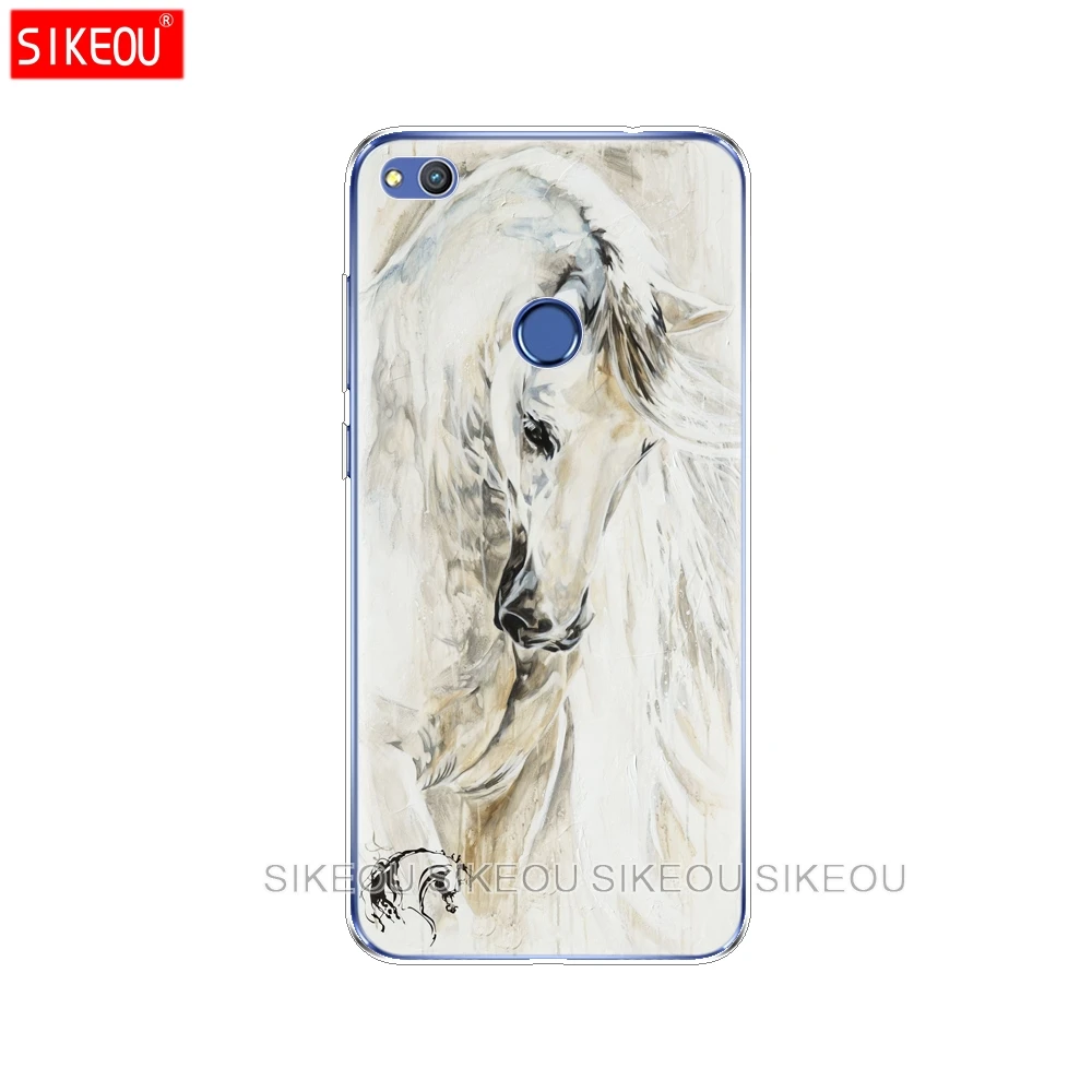 Силиконовый чехол для телефона Huawei P20 P7 P8 P9 P10 Lite Plus Pro 2017 P Smart 2018 бампер coque Fine horse