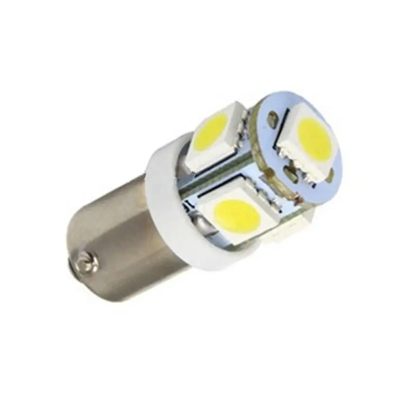 10 x T11 BA9S Белый 5 LED 5050 SMD Автомобильная клиновидная боковая лампа 12V Прямая поставка