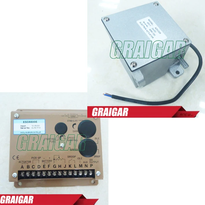 

Контроллер скорости ESD5500E, 1 шт., с приводом генератора ADC225 (12 В или 24 В)