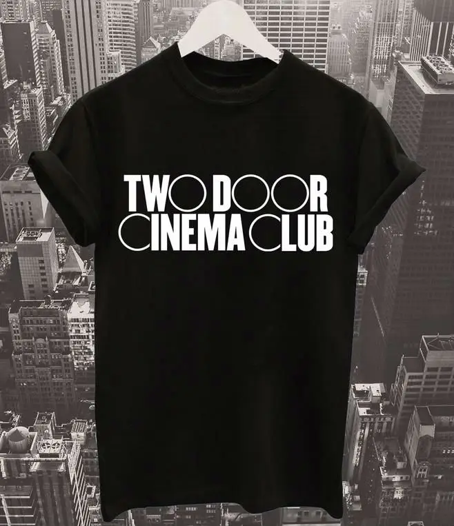 Двухдверная тумба клуба с буквенным принтом для женщин футболка хлопок