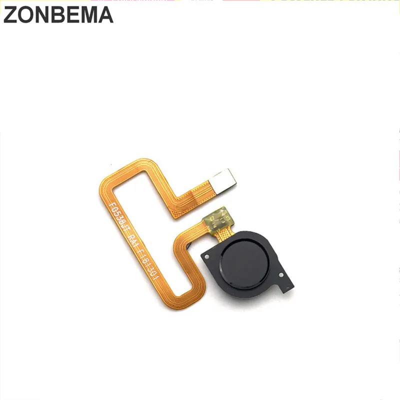 ZONBEMA датчик отпечатков пальцев кнопка домой гибкий кабель Touch ID для Huawei Y7 2018 / prime