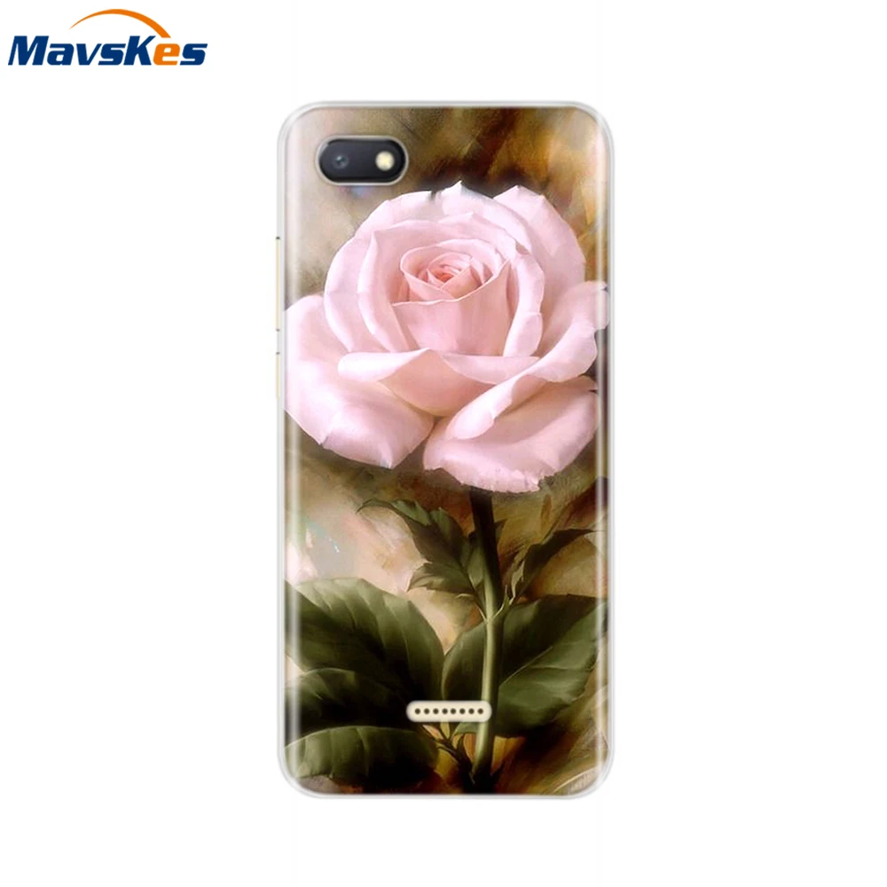 18 Чехол для Xiaomi Redmi 6A 5,4", мягкий чехол из ТПУ, чехол, силиконовый чехол, милые сумки, чехлы для Xiomi Redmi 6, чехол для телефона - Цвет: 18