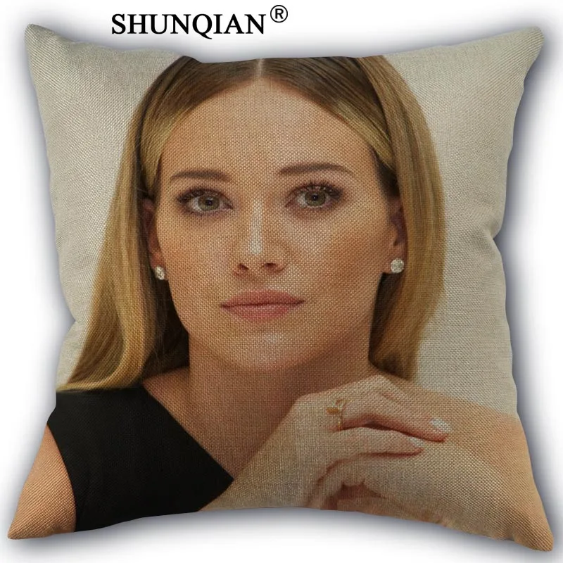 Наволочка hilary duff на заказ хлопковая наволочка декоративная Красивая домашняя