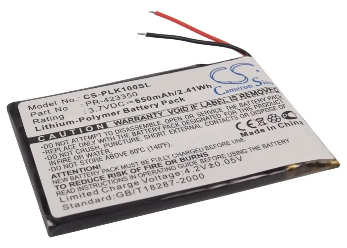 PR-423350 батареи Cameron Sino 650mAh для Plantronics K100 LIS1427HEPCC LIS1427NHPCC Sony MDR-DS6500 MDR-XB950BT | Электроника
