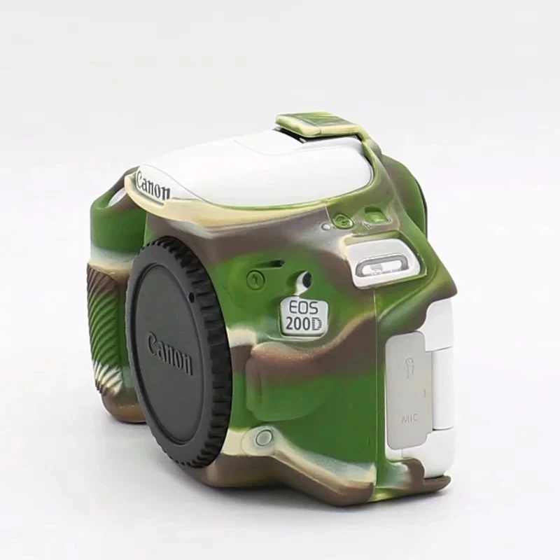 Камера кожа брони сумка DSLR силиконовый чехол для цифровой однообъективной зеркальной камеры Canon EOS R 5D3 5diii 5D4 5DIV 6D 6D2 77D 80D 200D 800D защитная крышка корпуса