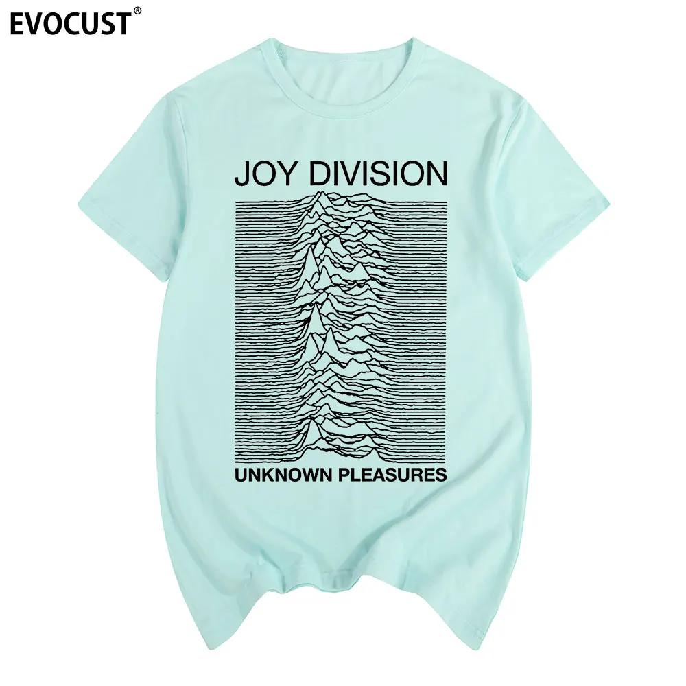 Футболка Joy Division Unknown pleasures в стиле панк-рок для мужчин и женщин хлопок модная