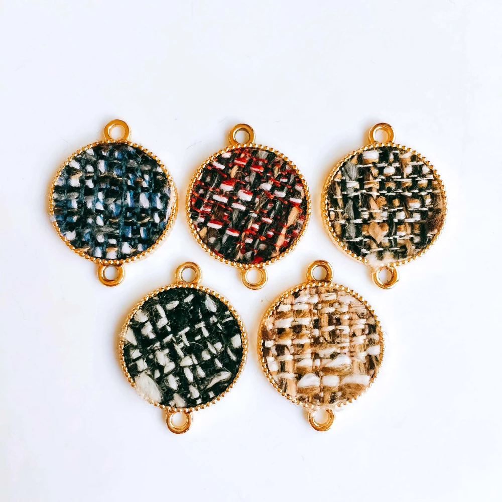 Круглые шерстяные изделия двойное кольцо ожерелье принадлежности для