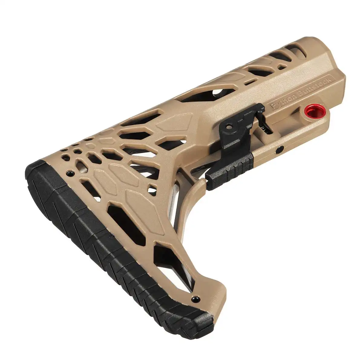 Коричневый обновления Nylon шток для JinMing Gen8 M4A1 шрам V2 M4 гель мяч игрушка Пистолеты