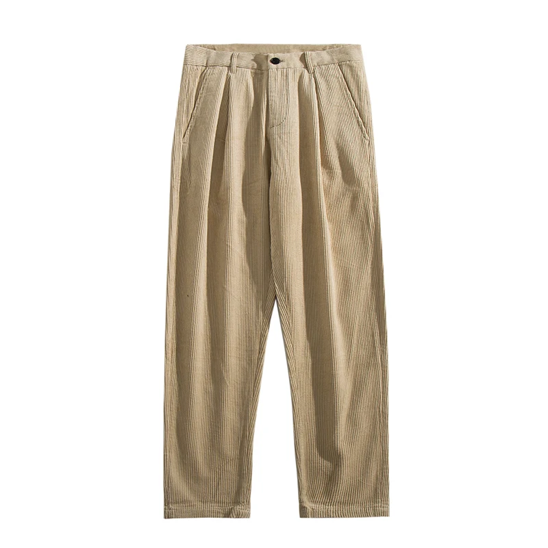 2019 летние и осенние новые мужские вельветовые Модные повседневные брюки дикого