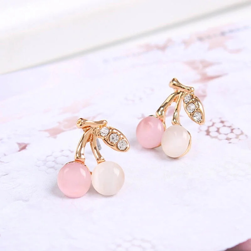 1 пара ювелирных изделий из горного хрусталя для девочек свадебные белые розовые