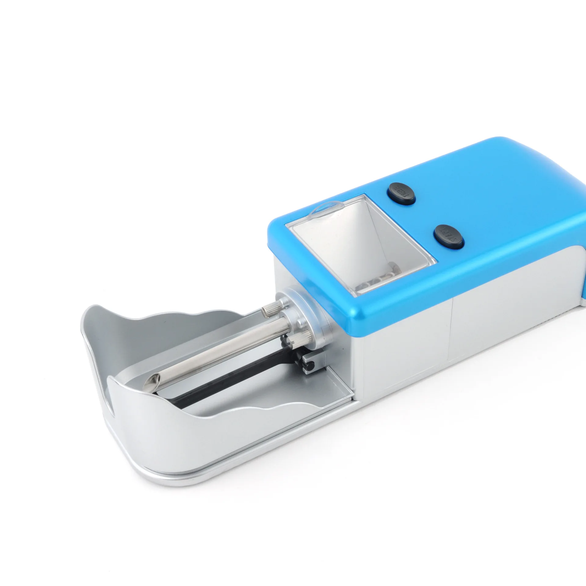 Новый Синий инжектор сигарет машины для курения табака дыма Электрический