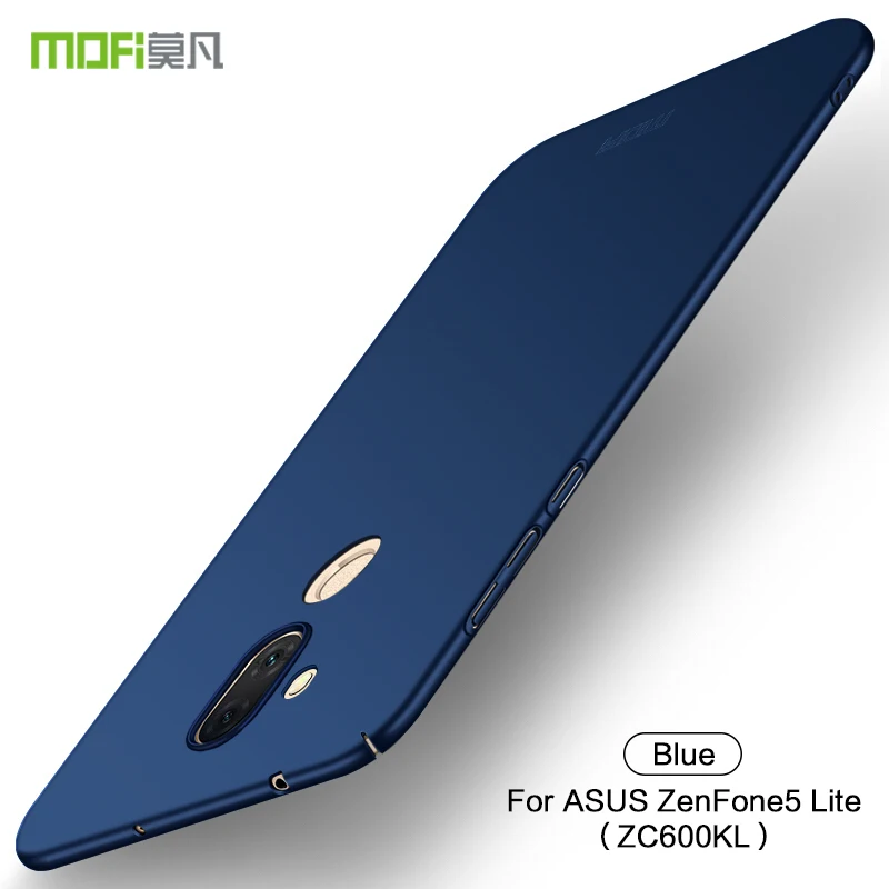 Для Asus Zenfone 5 Lite ZC600KL чехол MOFI PC жесткие чехлы для Asus Zenfone 5 Lite ZC600KL чехол для телефона - Цвет: Синий