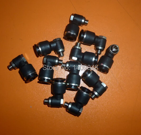 10 шт./партия пневматический шестигранный соединитель типа T 8 мм 3/8 дюйма PH08-G03 |