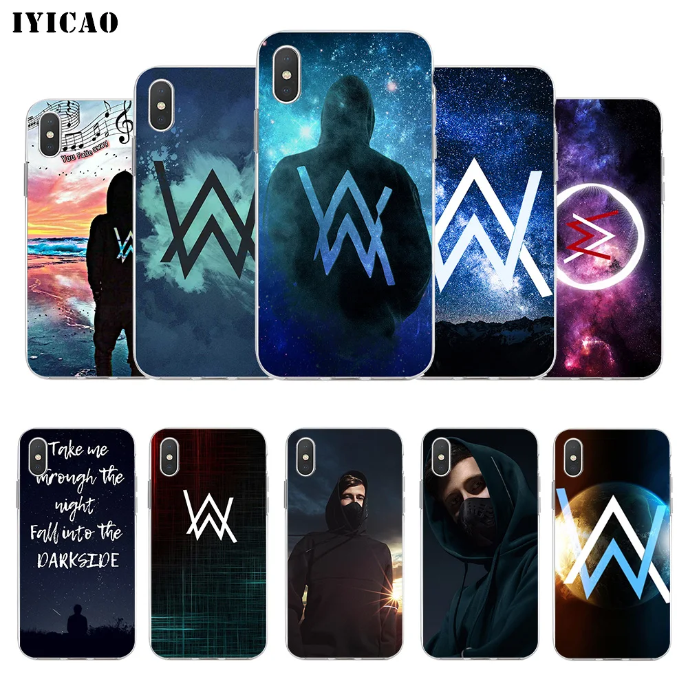 IYICAO Alan Walker singer Мягкий силиконовый чехол для телефона iPhone X XR XS MAX 6 6s 7 8 Plus 5 5S SE TPU