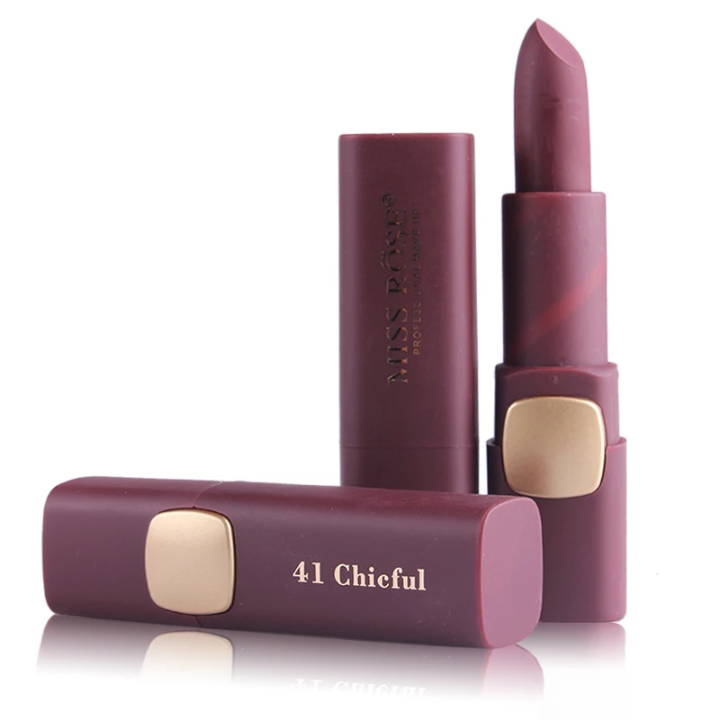 Губная помада мисс Роуз A04 самые популярные красные цвета № 33-38-41 губ Макияж