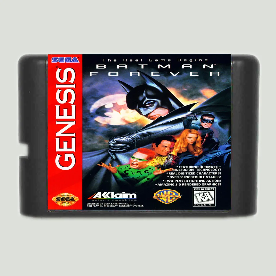 Batman Forever 16 bit игровая карта для Sega megadrive& Genesis system