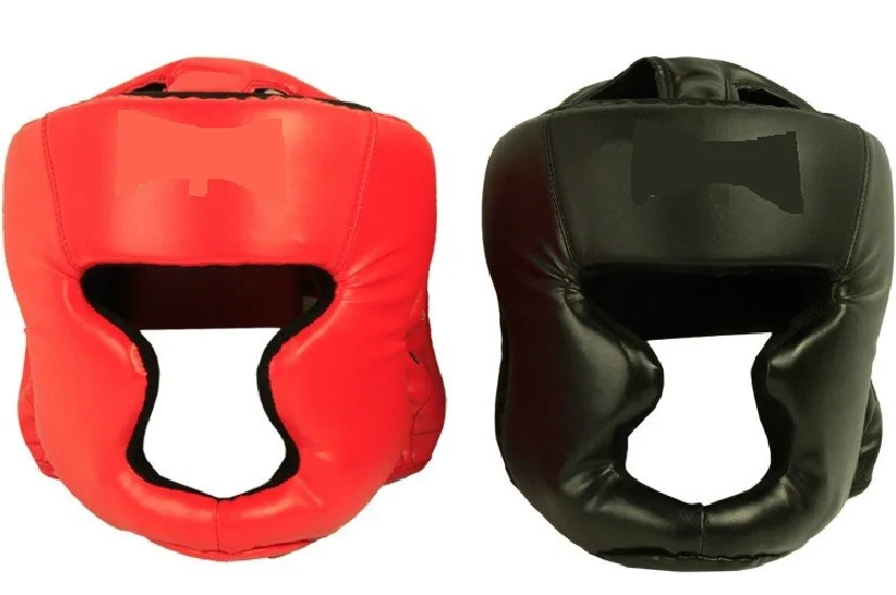 Прочный закрытого типа для бокса таэквондо защита головы Защита Спарринг шлем