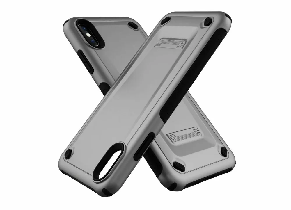 COOKZU For iPhone X Mechanic Phone Cases for Apple XS Max Case Hard PC &amp TPU Hybrid Anti-knock Back Cover 7 |