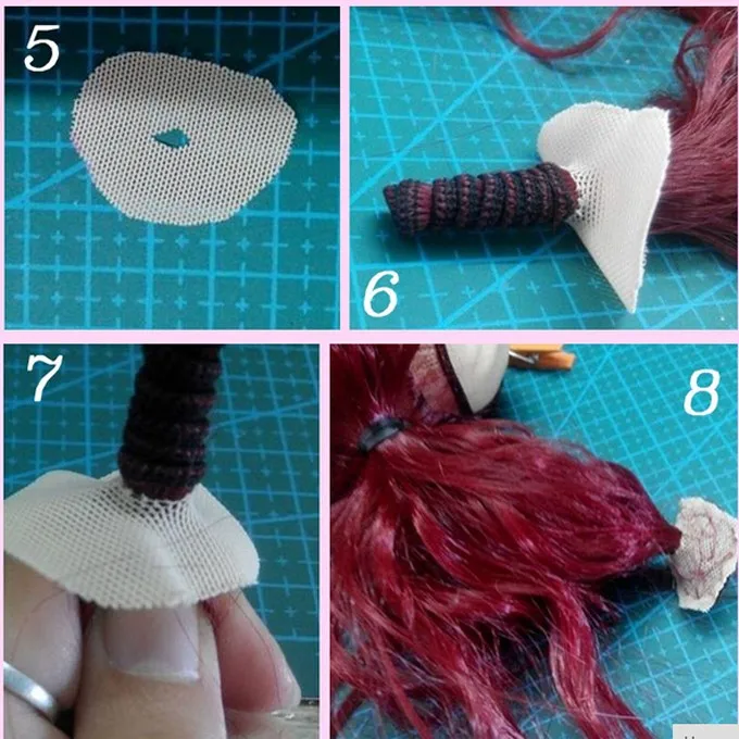 1 шт. 15 см * 100 коричневый льняной кофе черный цвет BJD кукла волосы для 1/3 1/4 1/6 мяч