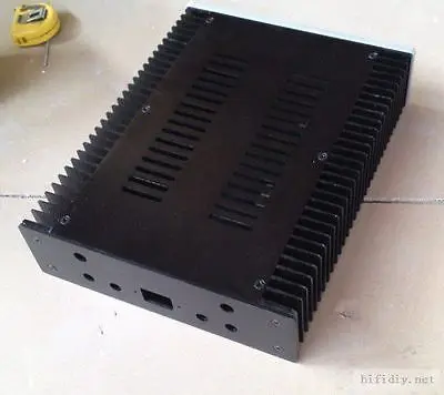 

H2607 headphone enclosure full Aluminum AMP chassis DAC box premplifier case