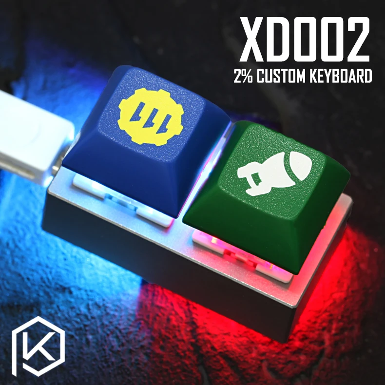 Xd002 xiudi 2% механическая клавиатура на заказ 2 клавиши подсветка и переключатель RGB