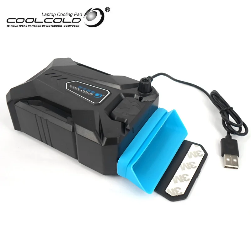 Coolcold Портативный ноутбука USB Вентилятор охлаждения охладитель воздуха Скорость