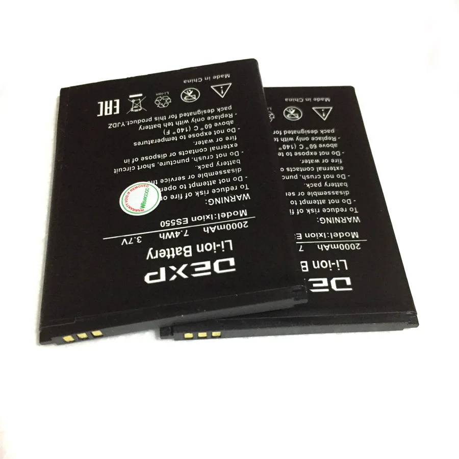Высокое качество 2000 мАч батарея для DEXP Ixion ES550 ES 550 Мобильный телефон батарея+ номер отслеживания