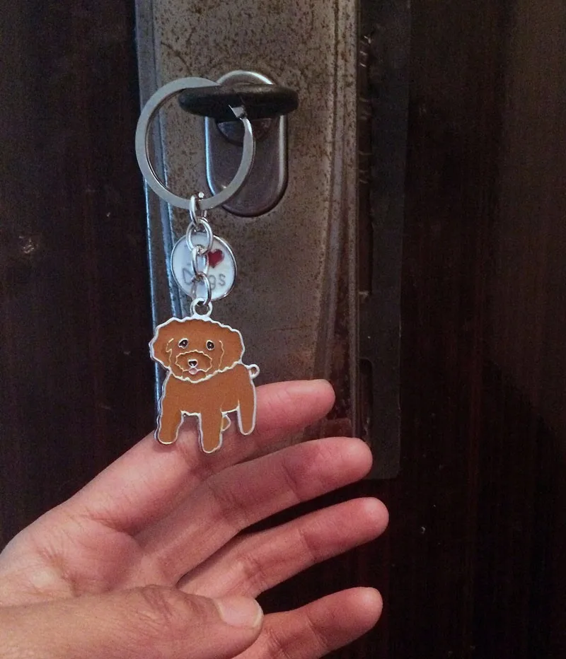 Брелок сделай сам для домашних животных милый брелок плюшевый мишка на ключах