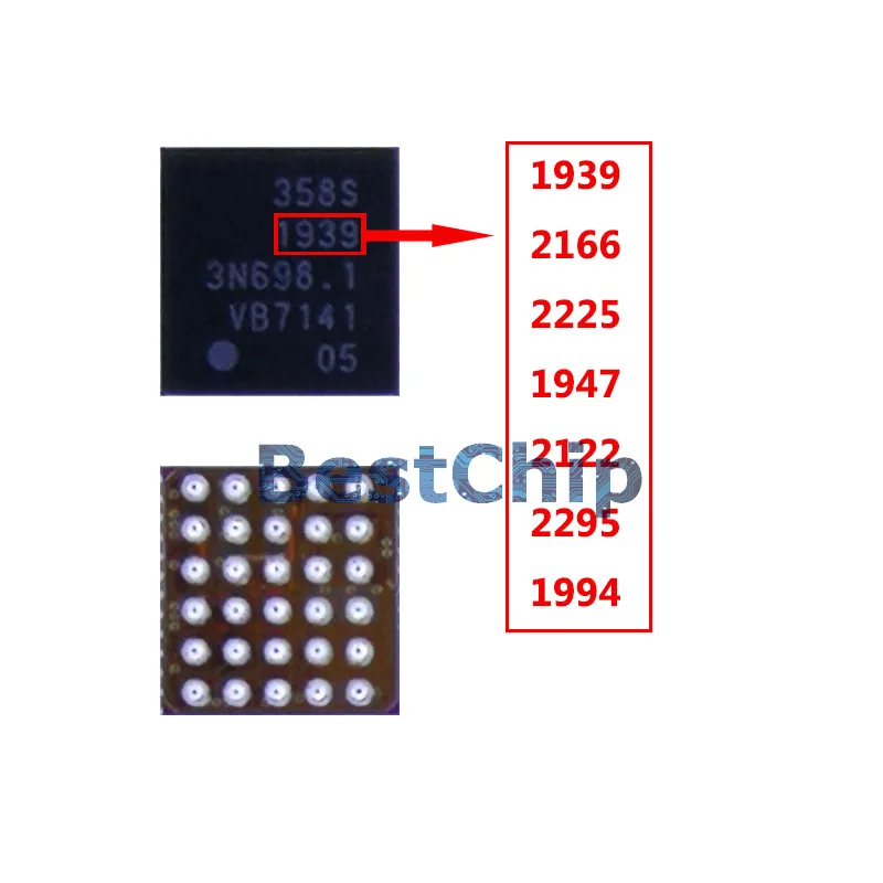 

10 шт./лот SMB358S 358S 2225 2122 2166 1939 1947 2295 1994 30 контактов зарядное устройство IC чип