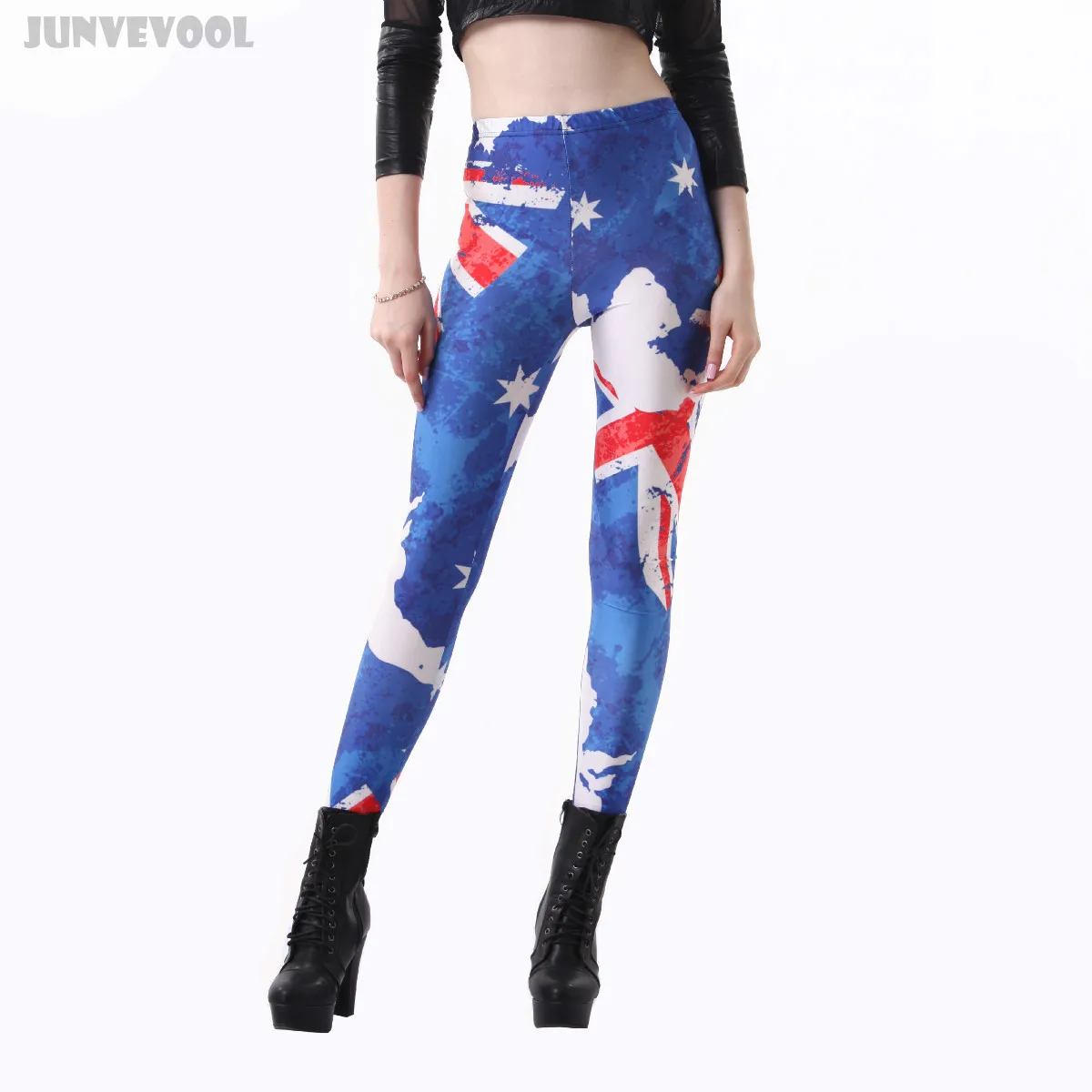 Брюки для девочек Термальность Австралия Флаг Леггинсы женщин с принтом женские
