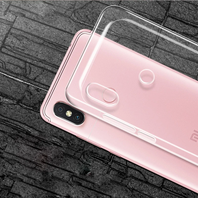 Чехол для Xiaomi Redmi Note 6 Pro 5 Plus 4 4X 4A 5A 6A S2 чехол Mi Play A1 A2 Mi8 lite силиконовый прозрачный