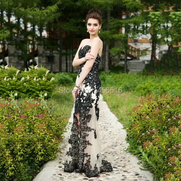 Длинные Выпускные платья тех Довольно Фактические изображения Русалка Милая