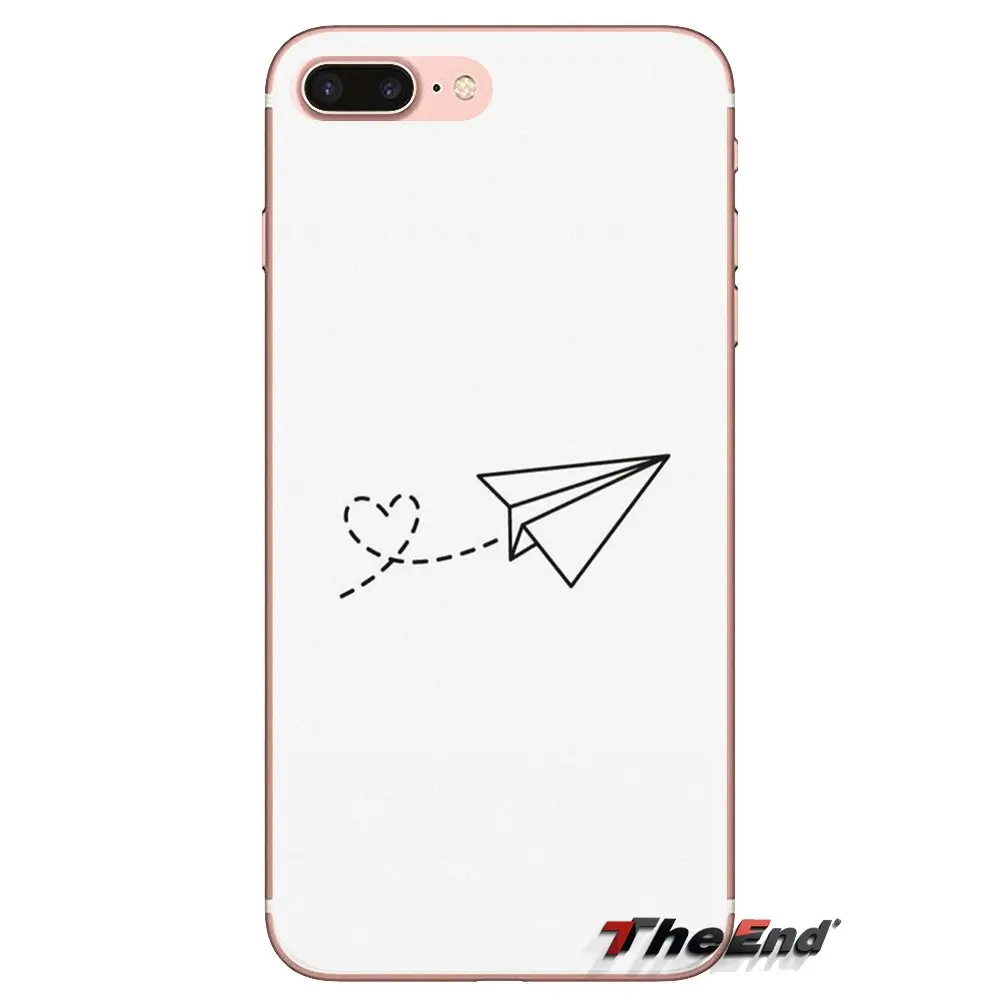 ТПУ оболочка Чехлы Путешествия мир Бумага самолет для Samsung Galaxy J1 J2 J3 J4 J5 J6 J7 J8 Plus 2018