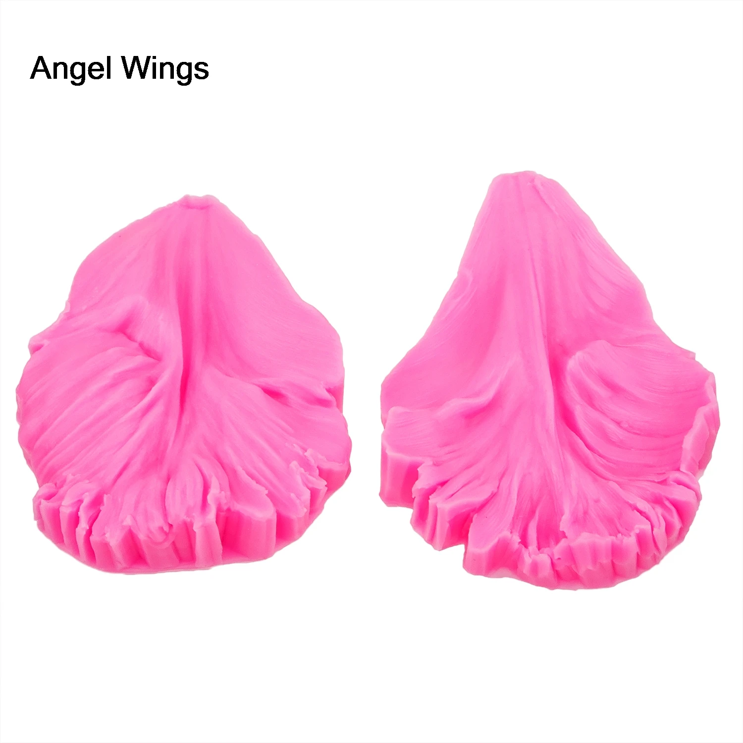 Angel Wings пищевой 3D помадка торт Силиконовая форма тиснение для обратного