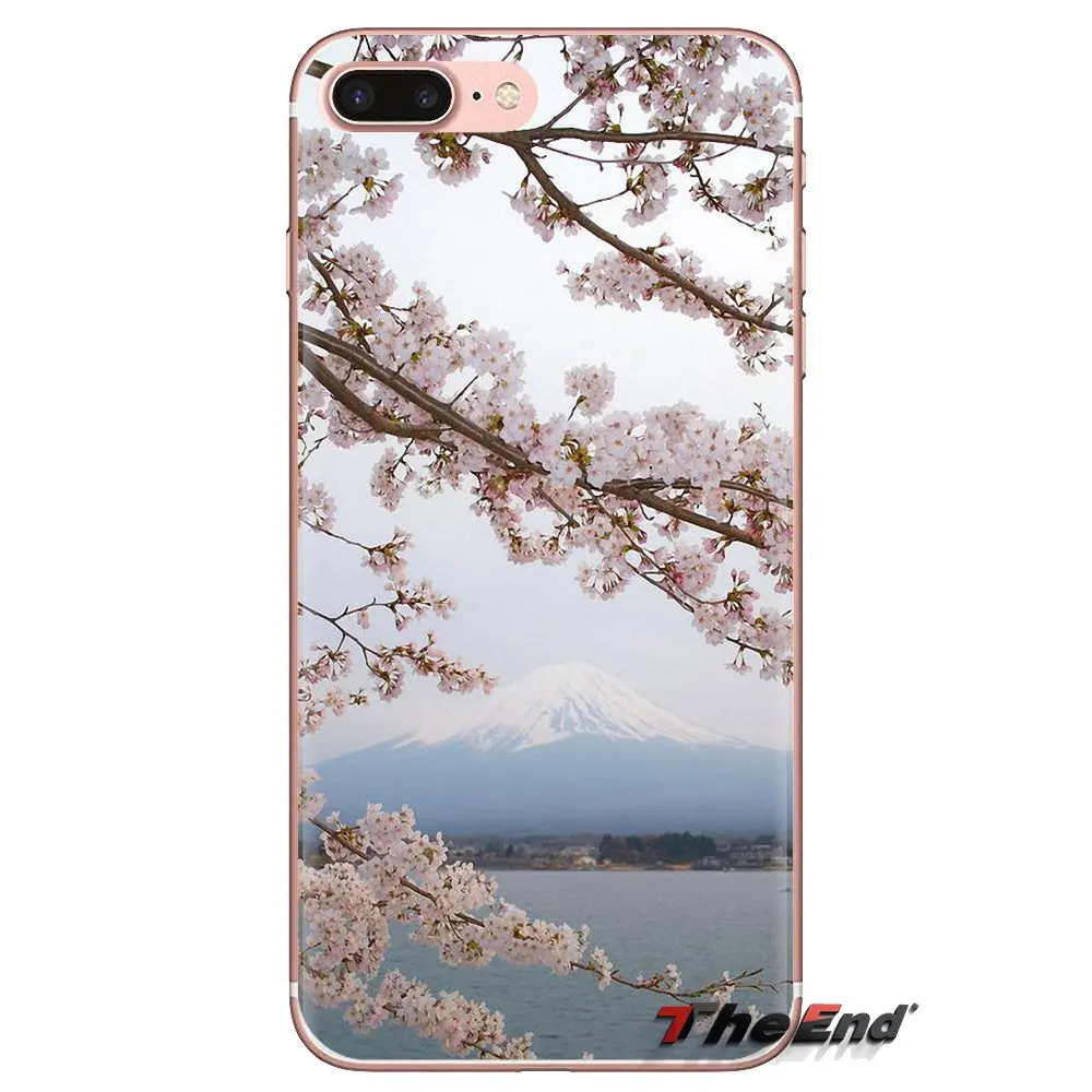 Розовый Mt. Fuji Fujisan в любви Япония силиконовый чехол для телефона Huawei Mate Honor 4C 5C 5X 6X 7