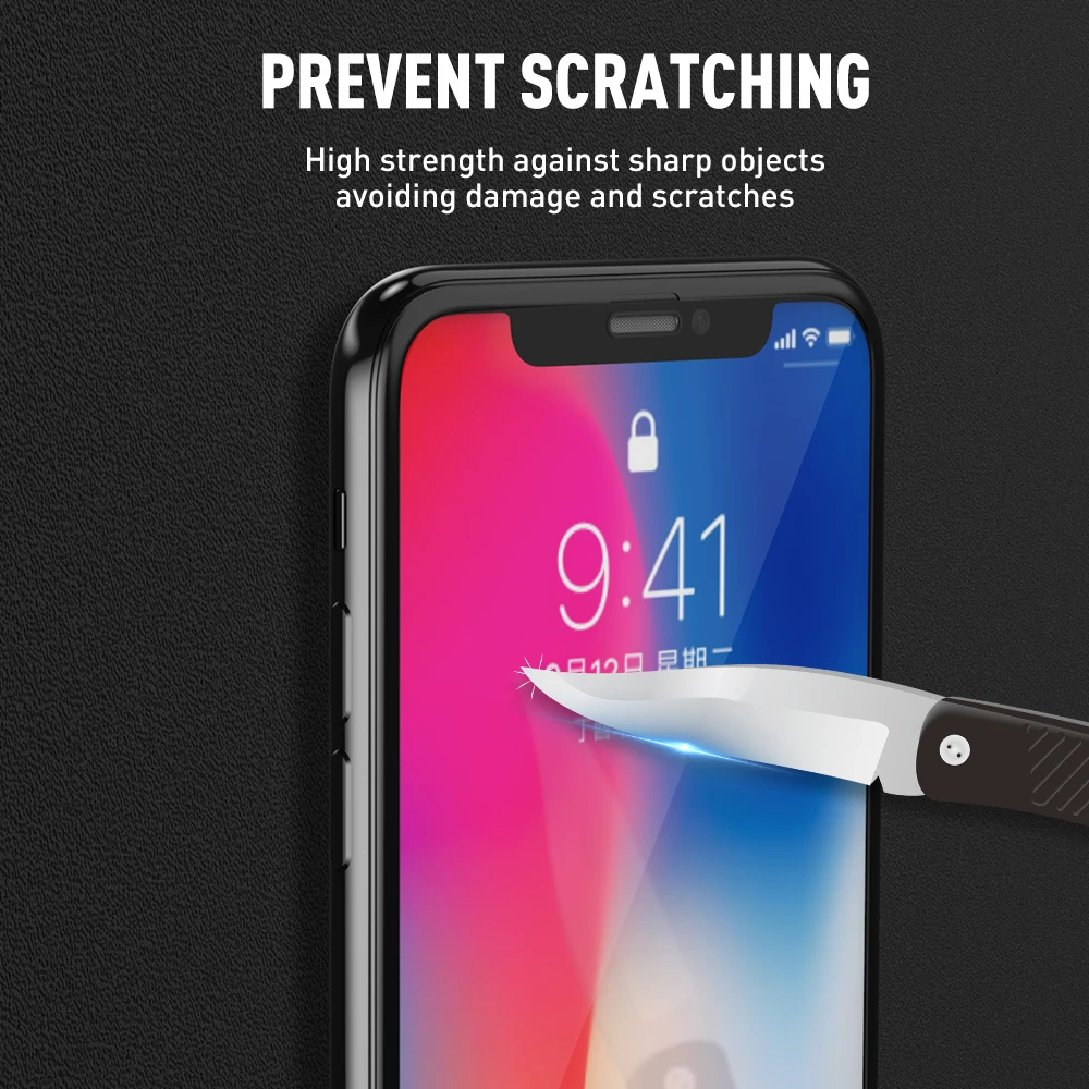 KEYSION 3D full coverage tempered glass for iphone XS Max film screen protector protective 9H iPhone XR | Мобильные телефоны и